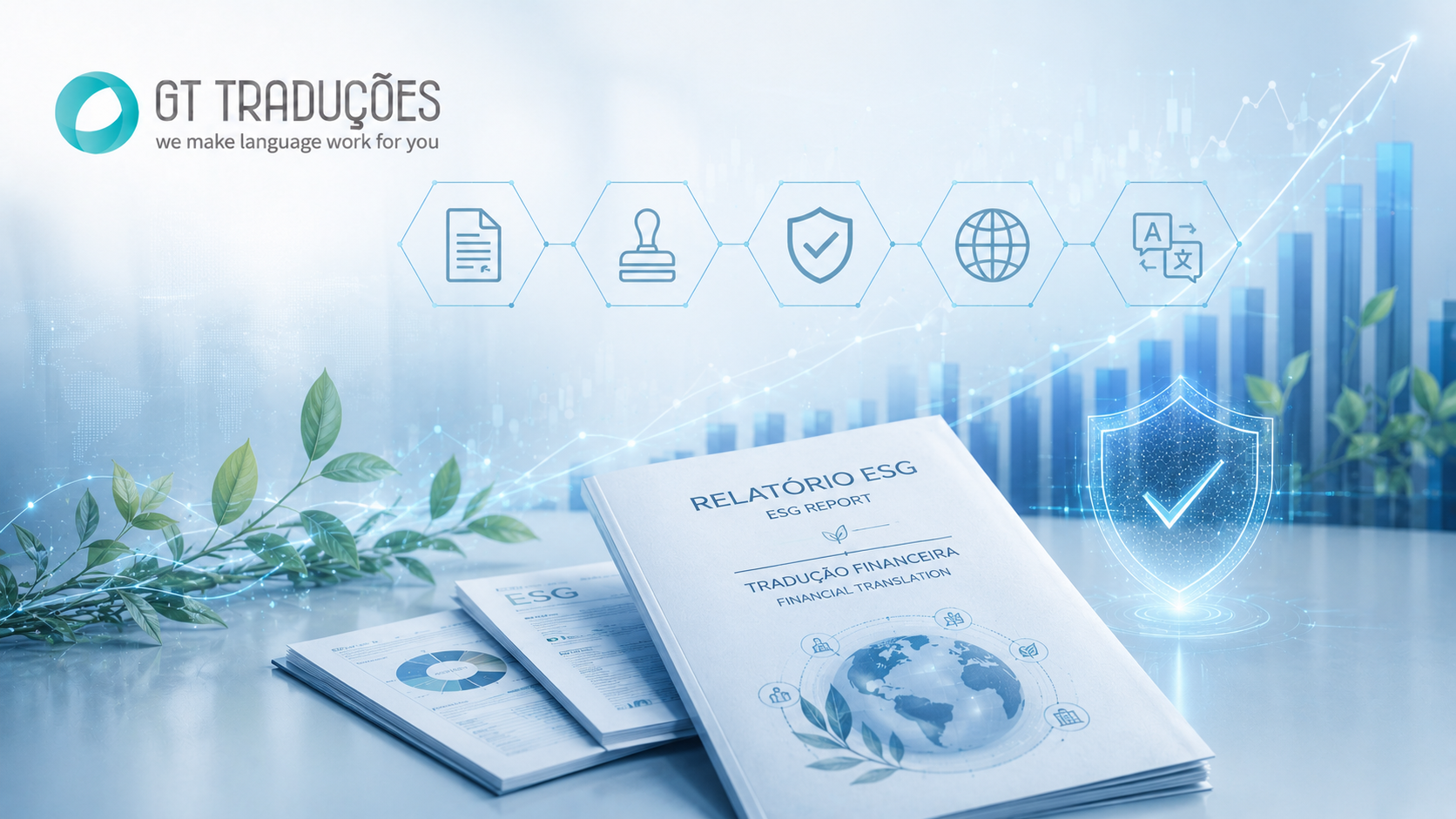 Translation de relatórios financeiros e de sustentabilidade — GT Traduções