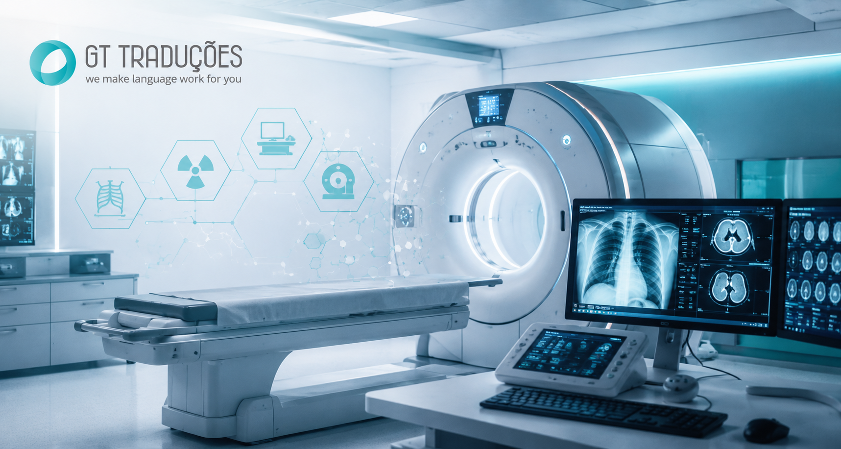 Translation em radiologia e imagiologia: TC, RM e PET — GT Traduções