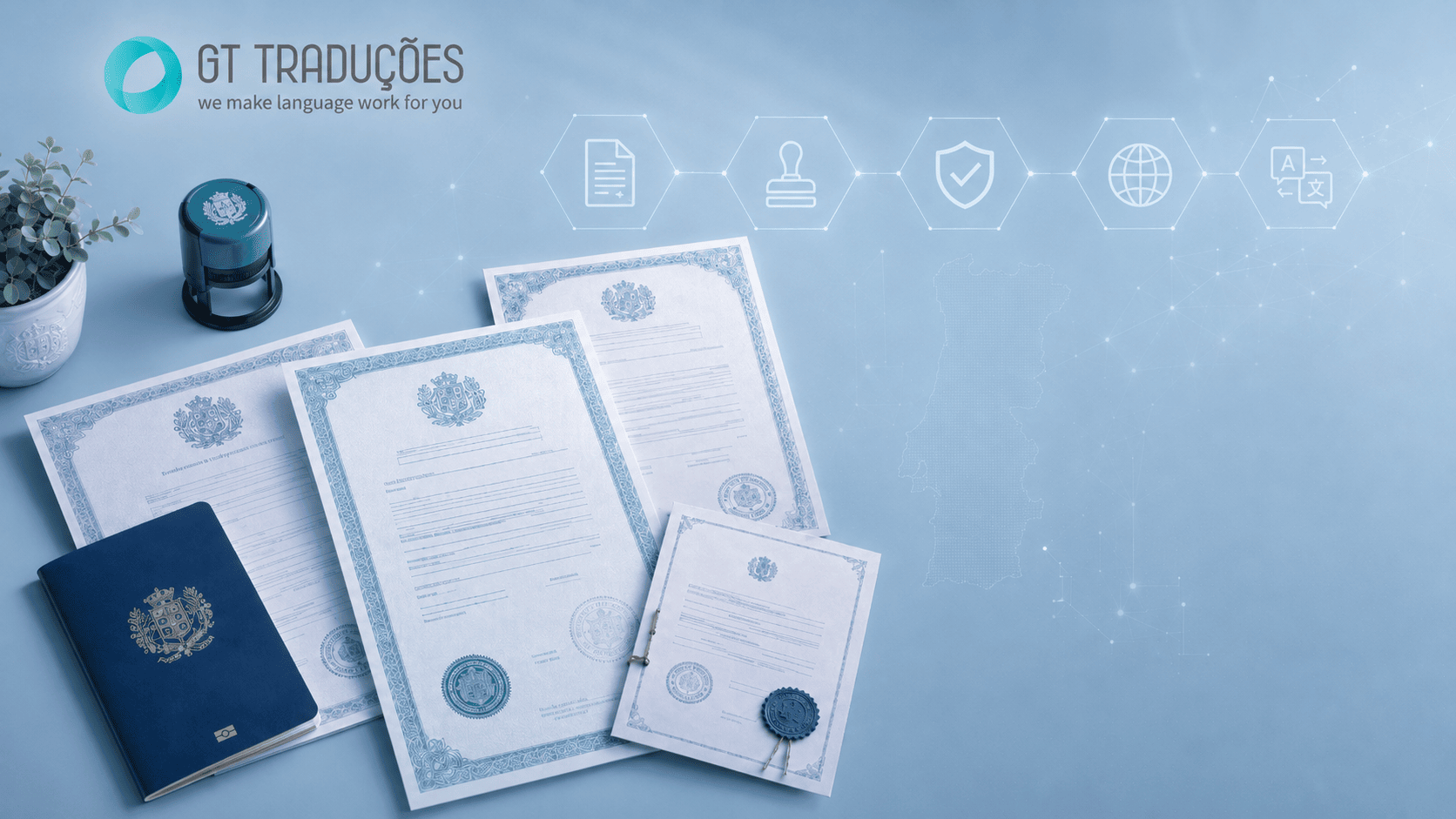 Tradução certificada para a AIMA — GT Traduções